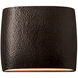 Ambiance Collection LED 10 inch Hammered Copper Outdoor Wall Sconce