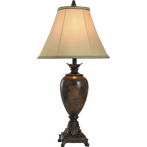 Signature 32 inch 150.00 watt Trieste Marble Table Lamp Portable Light 