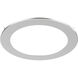 Slim 7 inch Satin Nickel Flush Mount Ceiling Light