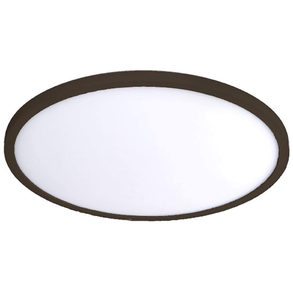 Round LED 11 inch Bronze Flush Mount Ceiling Light in 3500K, WAC Limited