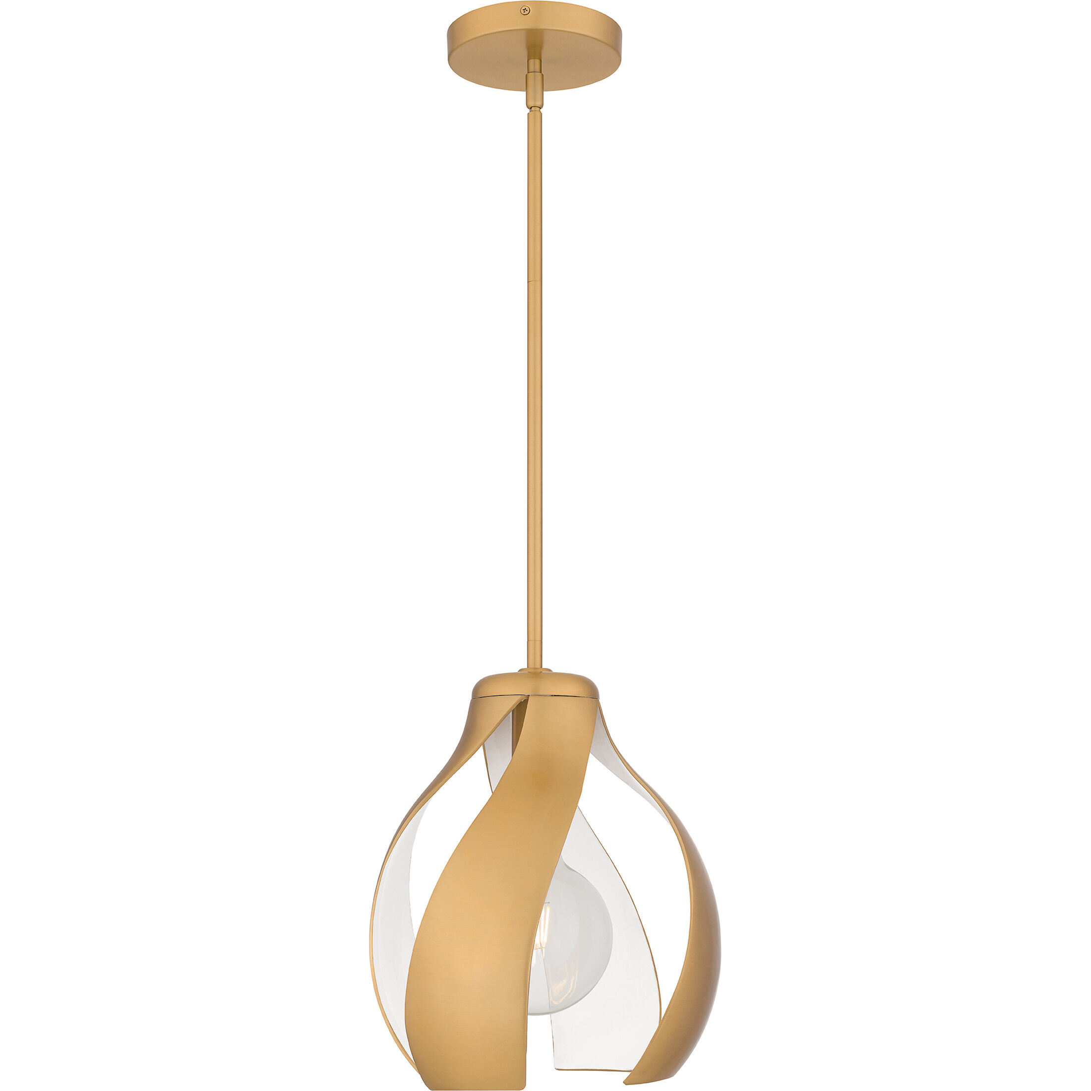 Kiko 1 Light 11 inch Brushed Weathered Brass Pendant Ceiling Light
