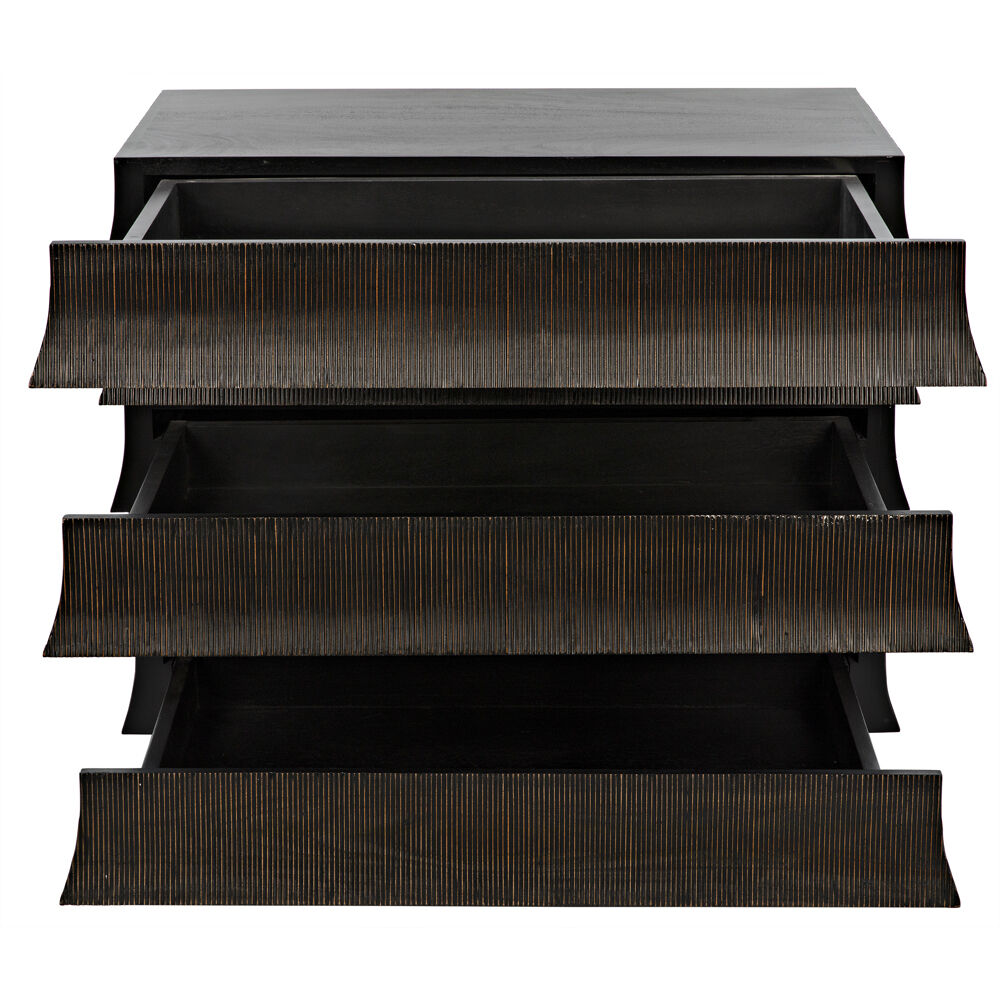 Ava Hand Rubbed Black Dresser