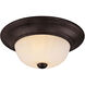 Stella 2 Light 11 inch English Bronze Flush Mount Ceiling Light