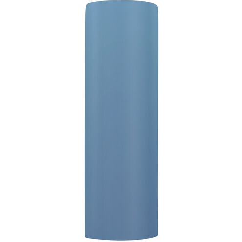 Ambiance 1 Light 17 inch Sky Blue Outdoor Wall Sconce