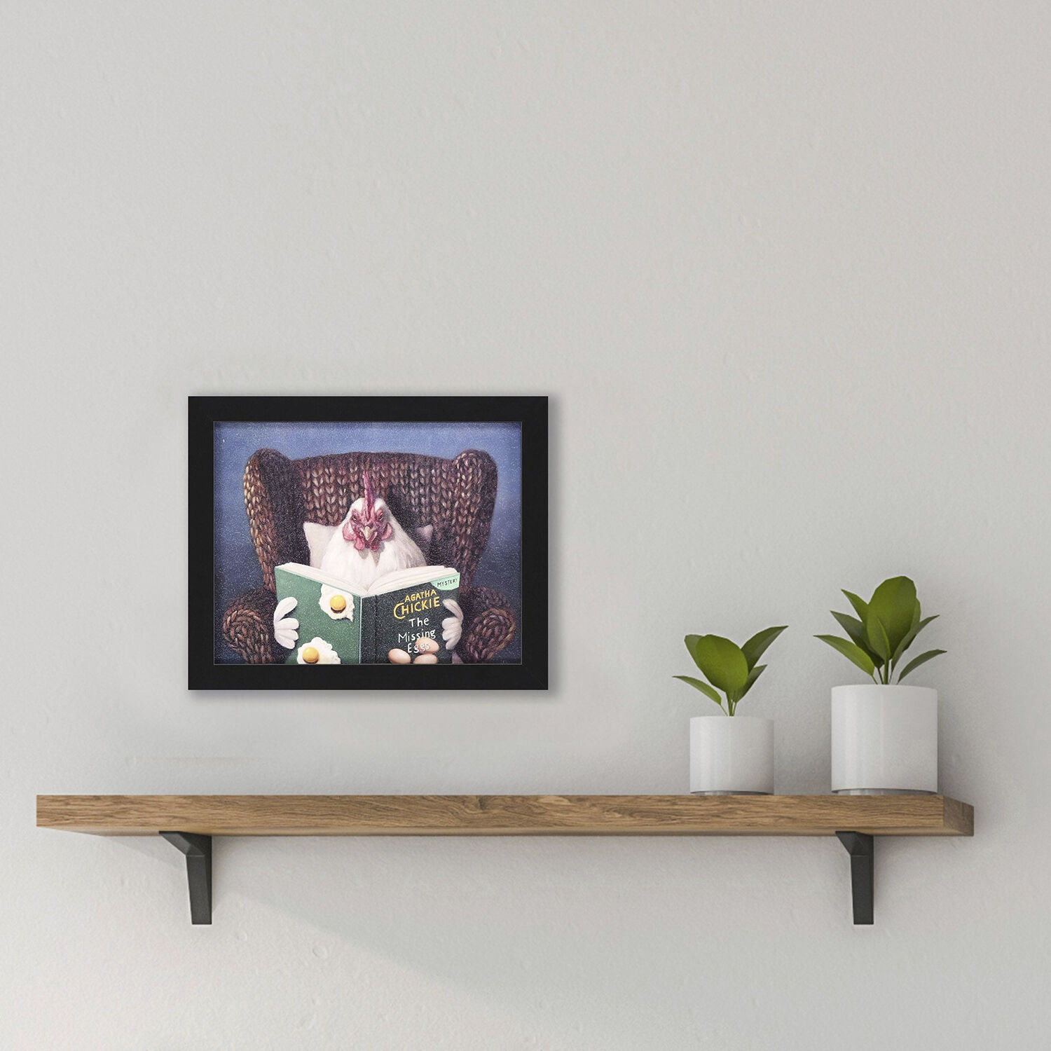 Animals 11 X 9 inch Non-Glass Framed Art, Propac