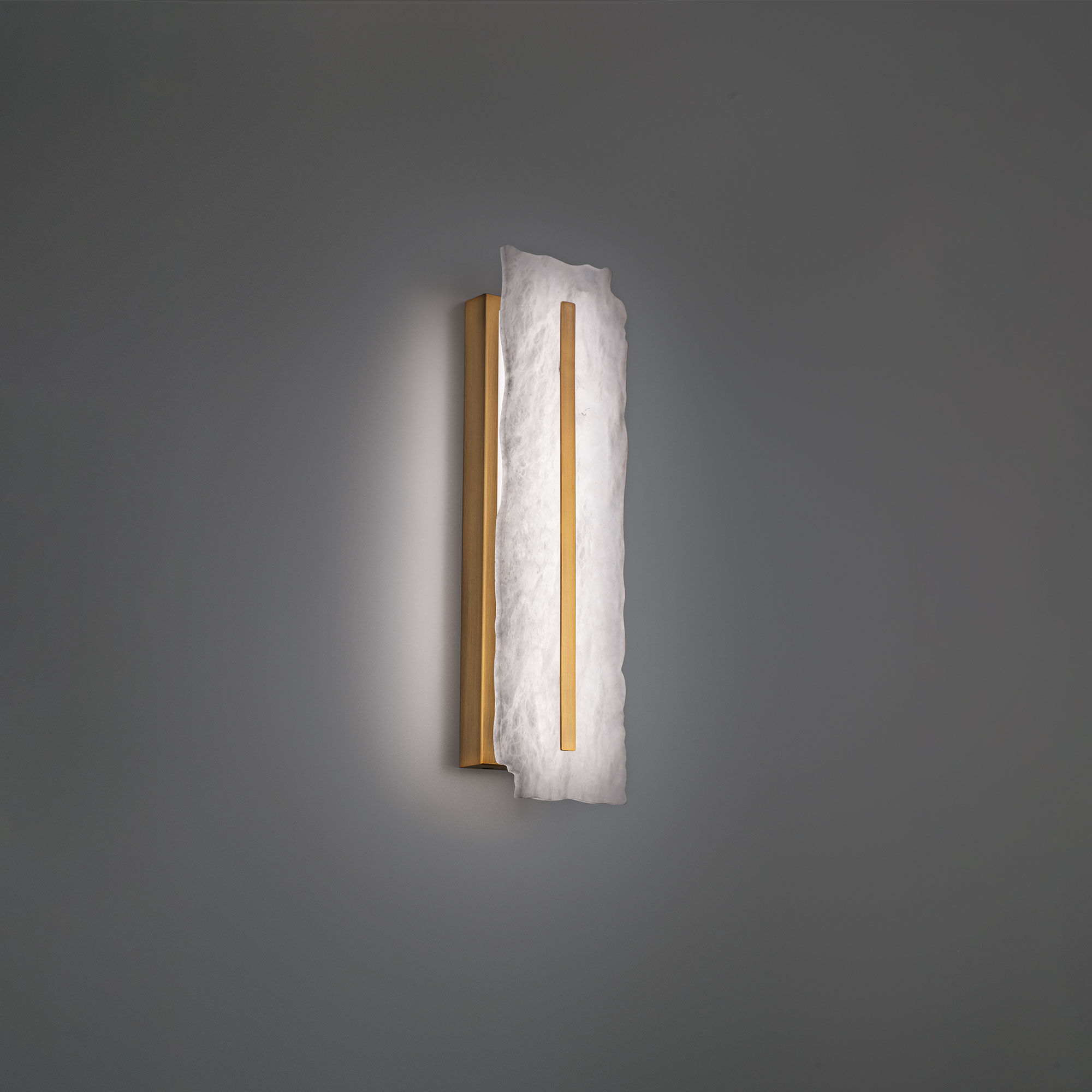 Taffeta Indoor Wall Lighting in Aged Brass