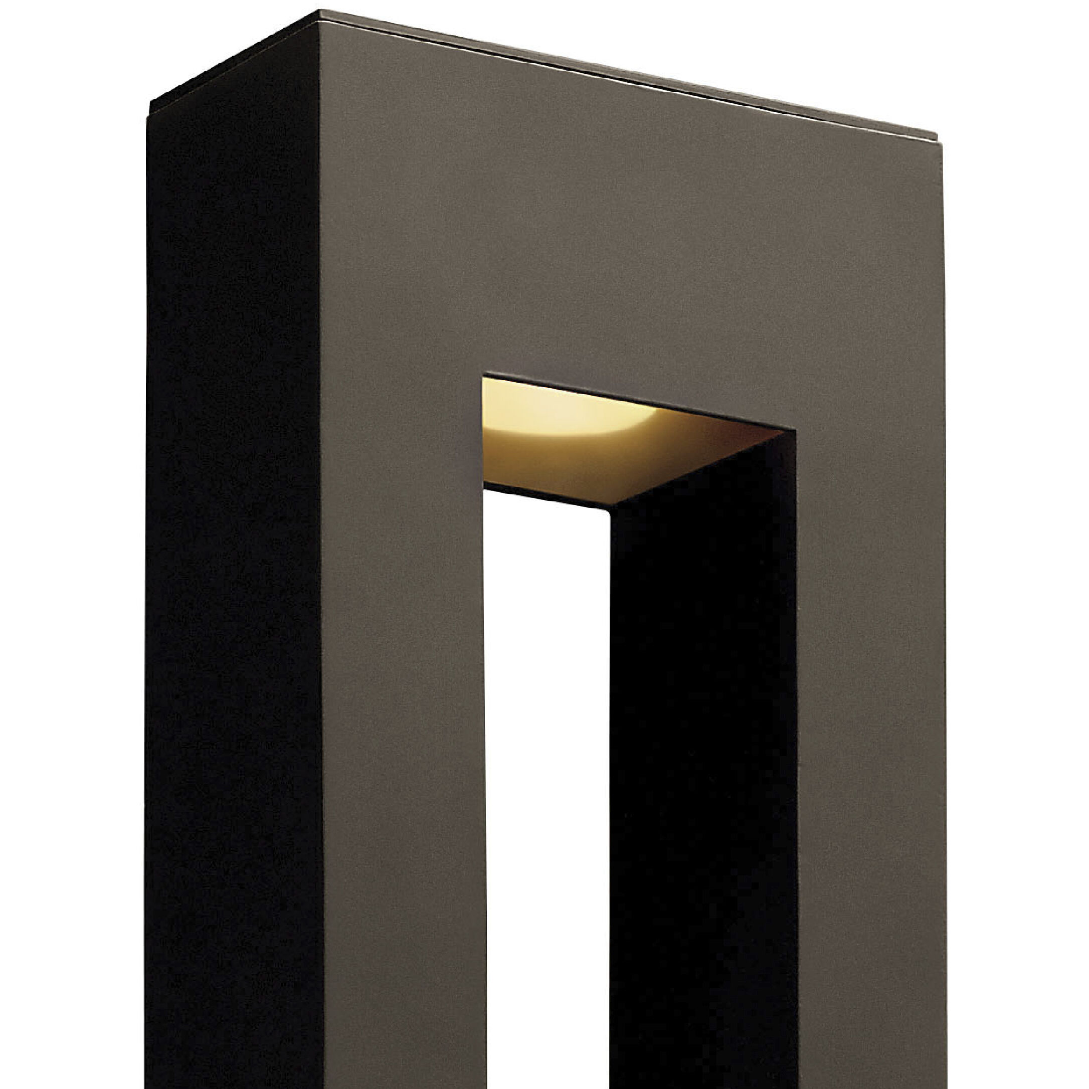 Atlantis LED 24 inch Bronze Outdoor Wall Mount Lantern, Large