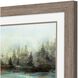 Waterside Collection Block Profile In Distressed Wood Framed Art