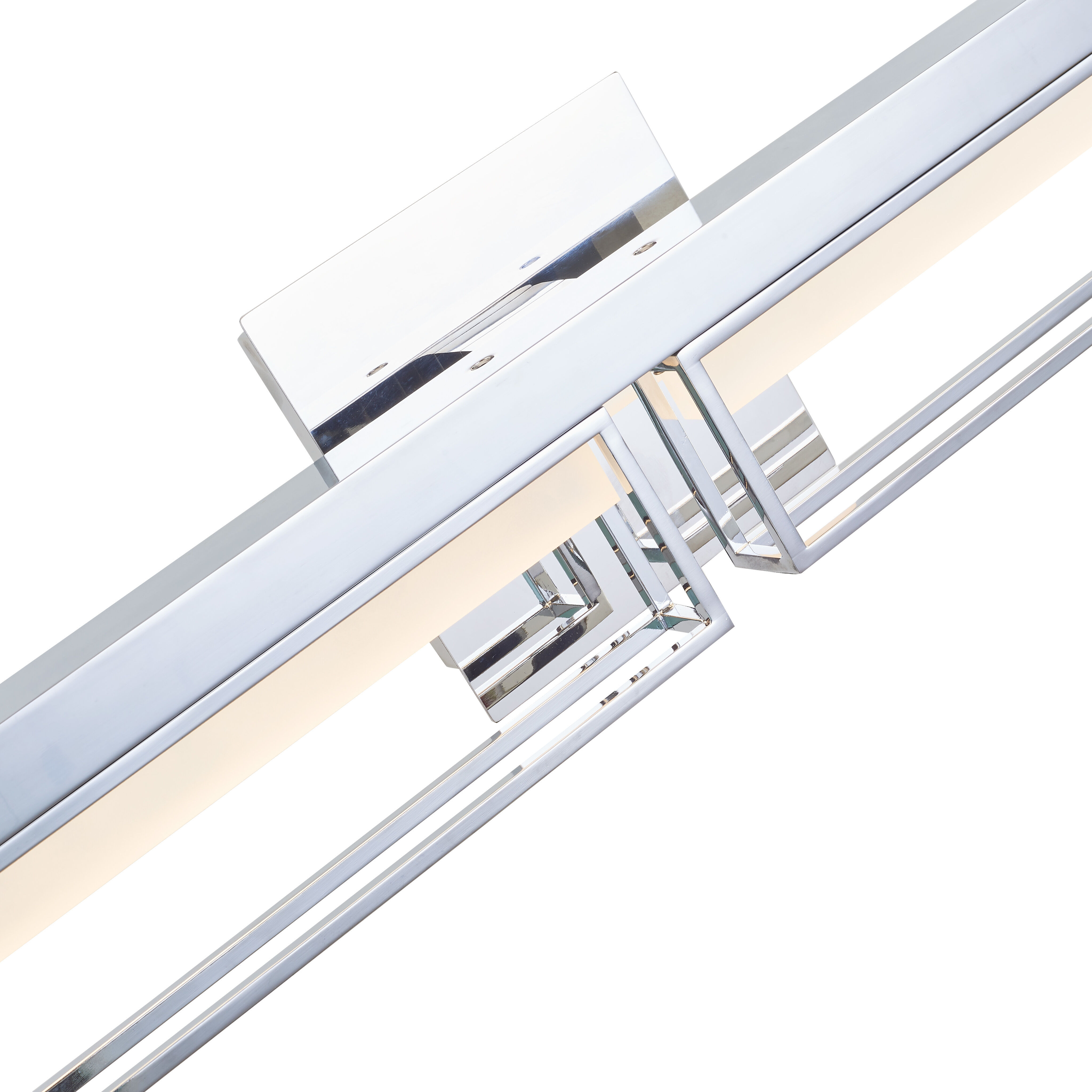 Pane LED 39 inch Chrome Bath Vanity Light Wall Light