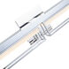 Pane LED 39 inch Chrome Bath Vanity Light Wall Light