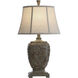 Roman 30 inch 100.00 watt Natural Colored Poly Resin Lamp Body/Base Table Lamp Portable Light