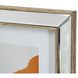 Modern Blue/Orange Wall Art
