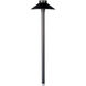 Tiki 12 6.5 watt Black Path Lighting in 2700K, Black on Aluminum, Path and Area Light, WAC Landscape