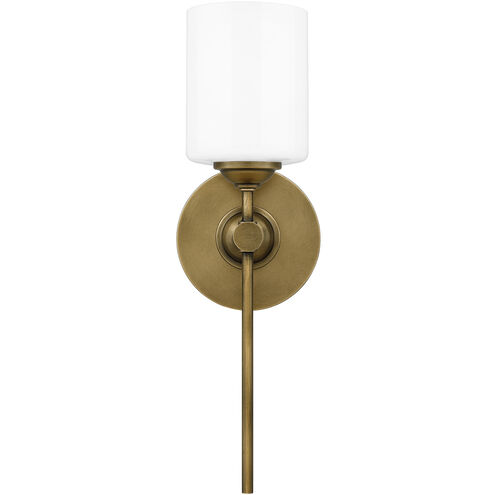 Aria 1 Light 5 inch Weathered Brass Wall Sconce Wall Light