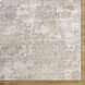 Jordan 96 X 96 inch Ash / Metallic - Silver / Pearl Handmade Rug in 8 Ft Round
