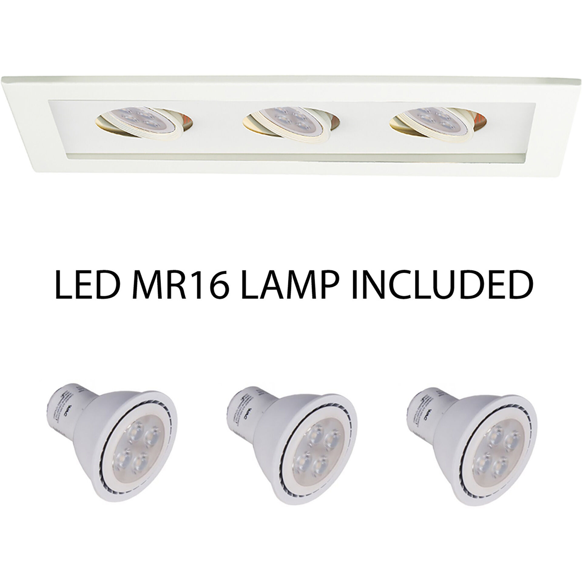WAC LED White Recessed Lights