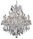 Maria Theresa 19 Light 30 inch Chrome Dining Chandelier Ceiling Light in Clear, Royal Cut