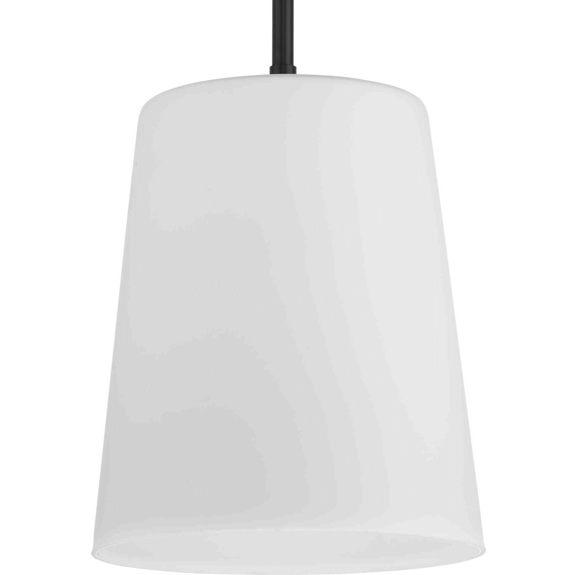 Clarion 1 Light 9 inch Matte Black Pendant Ceiling Light