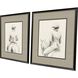 English Rider Gray and Beige and Brown and Sepia Framed Art