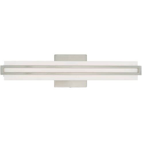 Fulton LED 4 inch Brushed Nickel ADA Bath Vanity Wall Light
