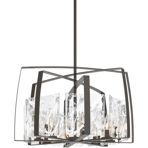 Arc 8 Light 34.4 inch Dark Smoke Dining Pendant Ceiling Light