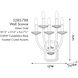 Atella 5 Light 12 inch Ashen Gold Wall Sconce Wall Light