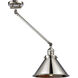 Briarcliff 21 inch 60.00 watt Polished Nickel Swing Arm Wall Light, Franklin Restoration