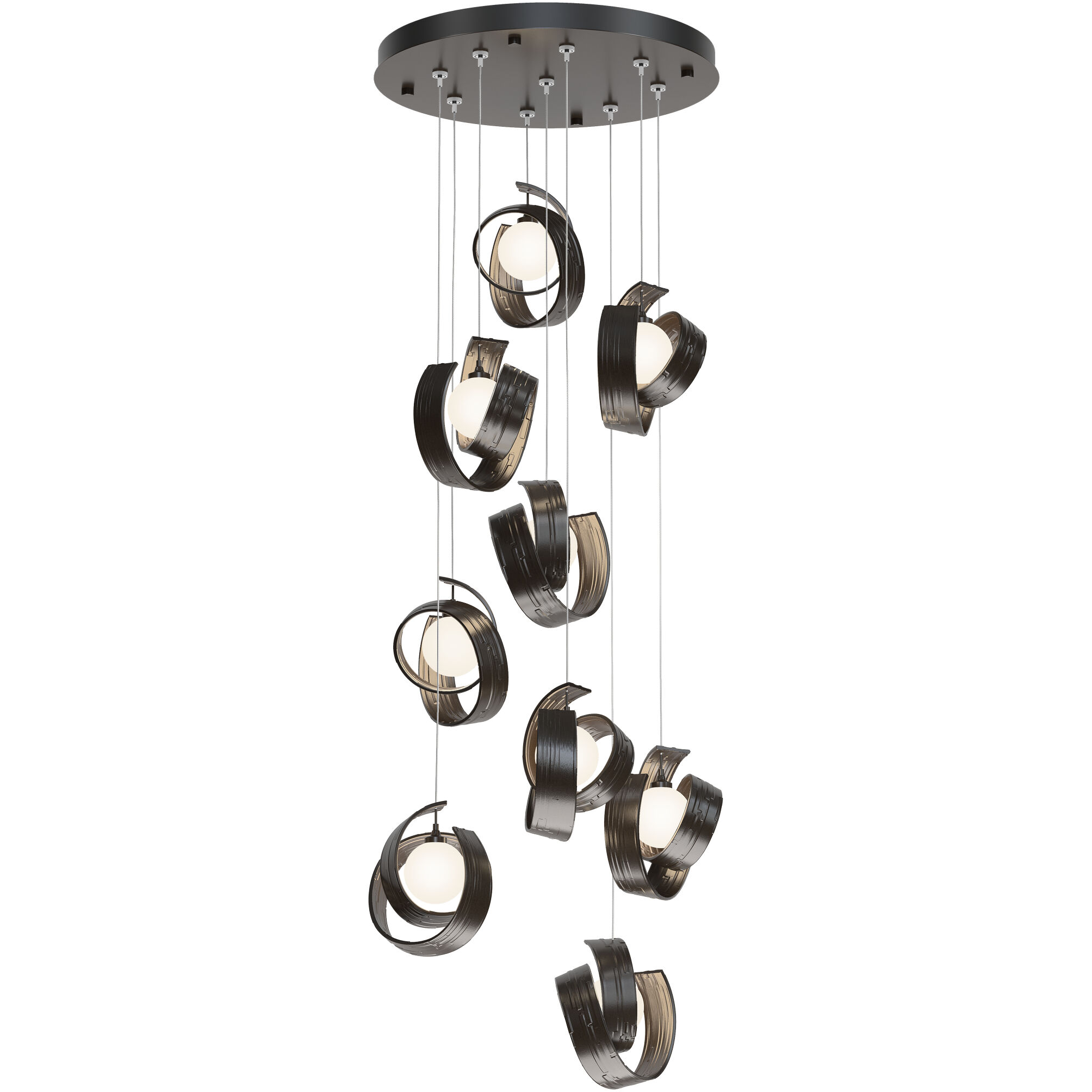 Riza 9 Light 21.1 inch Oil Rubbed Bronze Pendant Ceiling Light
