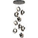 Riza 9 Light 21.1 inch Oil Rubbed Bronze Pendant Ceiling Light