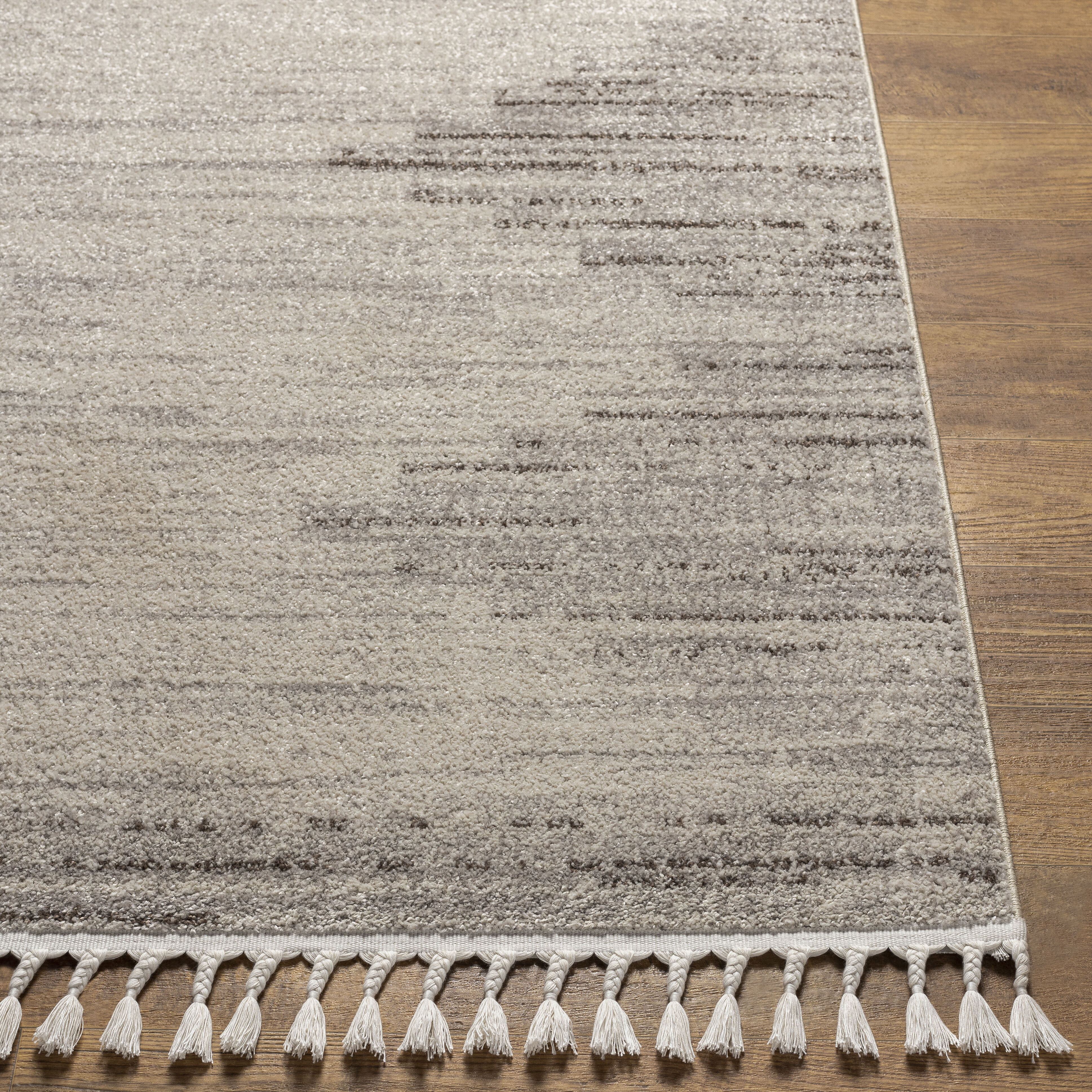 Blackburn 87 X 31 inch Light Gray Rug, Runner