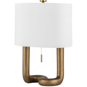 Armonk 22.75 inch 60.00 watt Aged Brass Table Lamp Portable Light