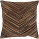 Zander 20 X 20 inch Caramel Pillow Kit, Square