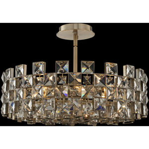 Piazze 8 Light 22 inch Brushed Champagne Gold Pendant Ceiling Light