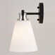 Vermont LED 16 inch Matte Black and Satin Nickel Bathroom Light Wall Light in 2