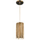 Fountain Ave 1 Light 6 inch Gold Pendant Ceiling Light