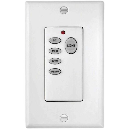 Universal 3 Spd Wall Ctl White Fan Wall Control