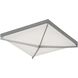 Pearson LED 3.15 inch Satin Nickel Flush Mount Ceiling Light
