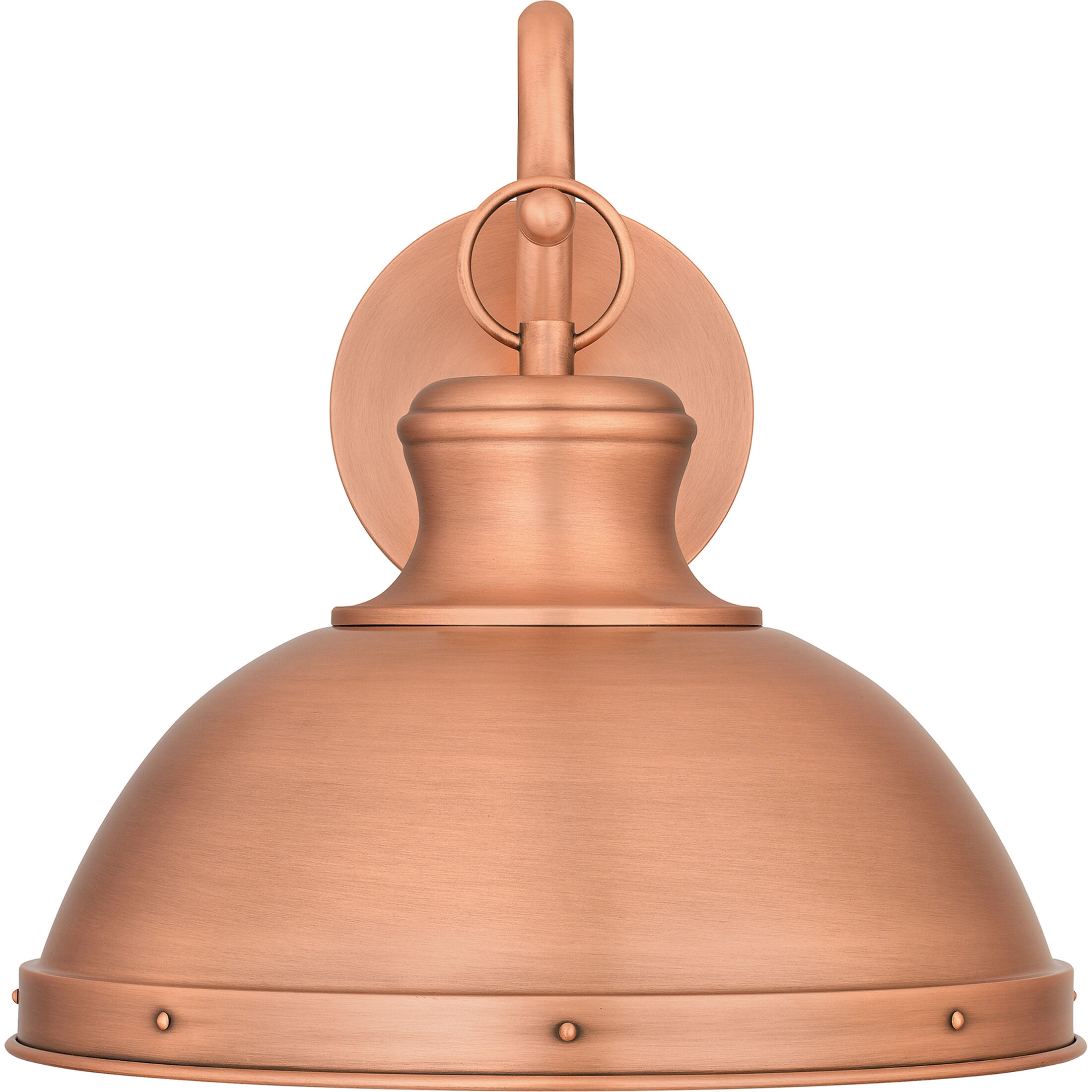 Jameson 1 Light 12 inch Aged Copper Outdoor Wall Lantern