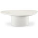 Eden 46 X 31.5 inch White Coffee Table