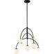 Alora Mood Fiona 7 Light 26.63 inch Matte Black Chandelier Ceiling Light