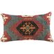 Appalachia 26 X 0.42 inch Rust with Brown Pillow, Cover Only