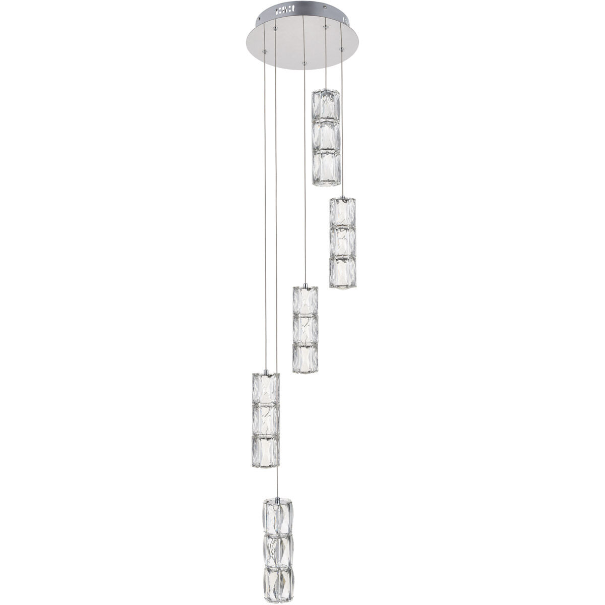 Polaris LED 12 inch Chrome Pendant Ceiling Light
