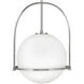 Somerset 1 Light 15.5 inch Brushed Nickel Indoor Pendant Ceiling Light