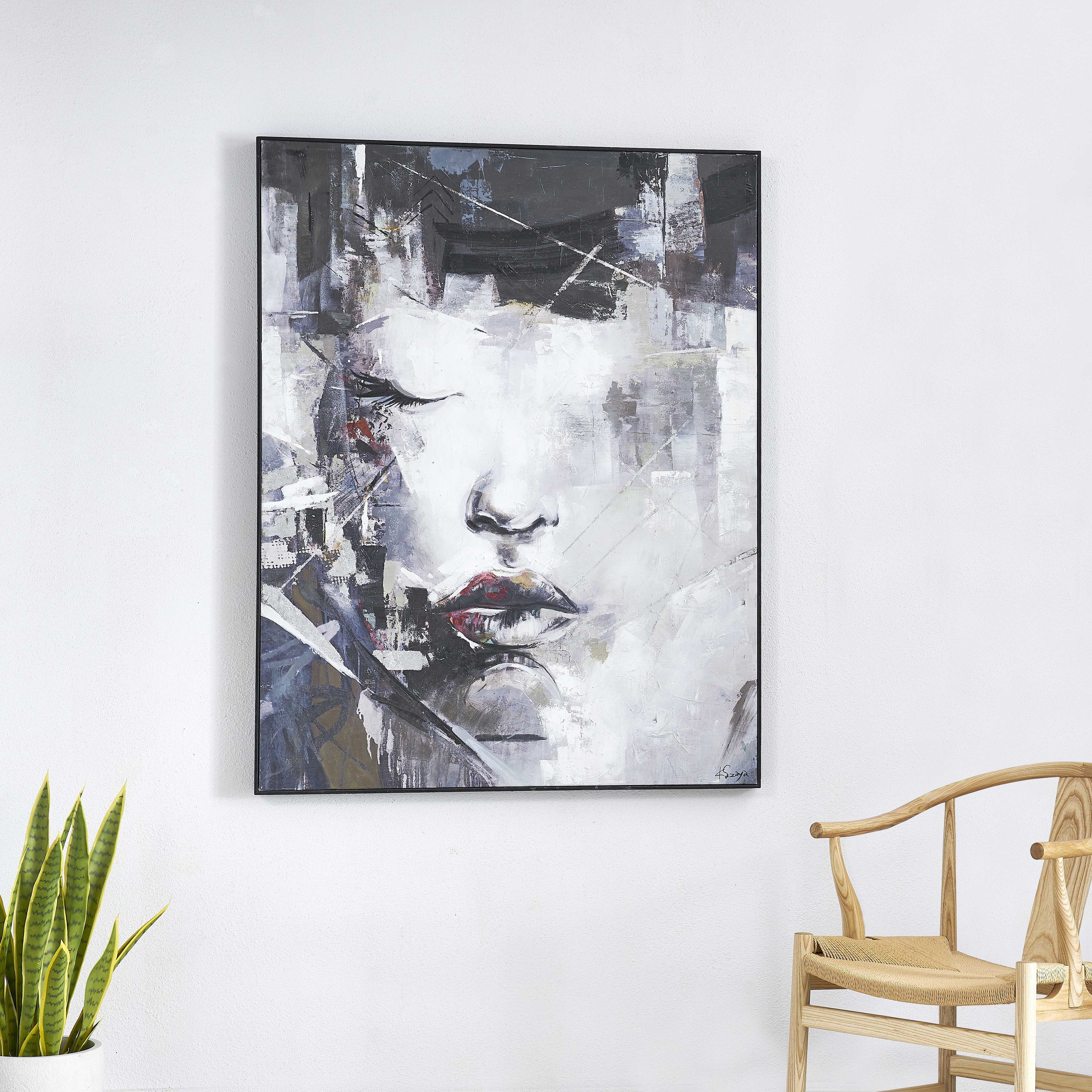 Kyoto Grey/Multiple Canvas Art