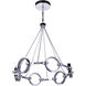 Context LED 28 inch Chrome Chandelier Ceiling Light