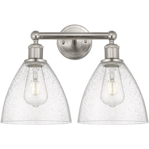 Edison Bristol Glass 2 Light 16.50 inch Bathroom Vanity Light