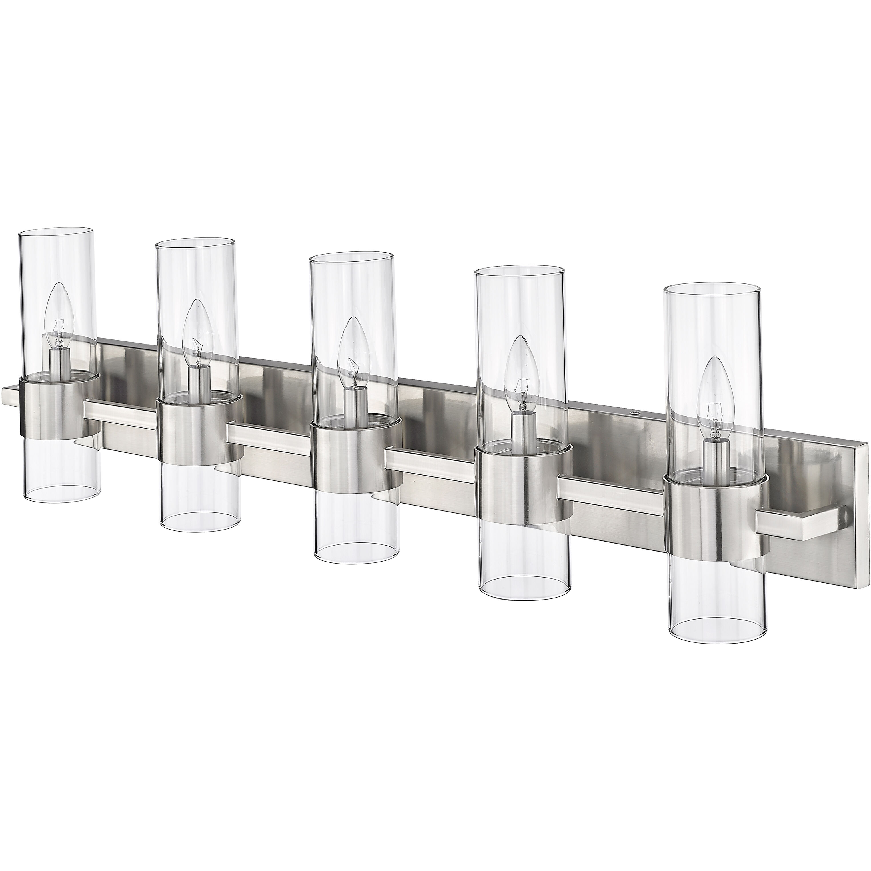 Lawson 5 Light 38 inch Brushed Nickel Vanity Wall Light