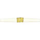 Ciro Sconce Wall Light in Satin Brass