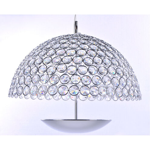 Parasol LED 16.25 inch Polished Chrome Single Pendant Ceiling Light