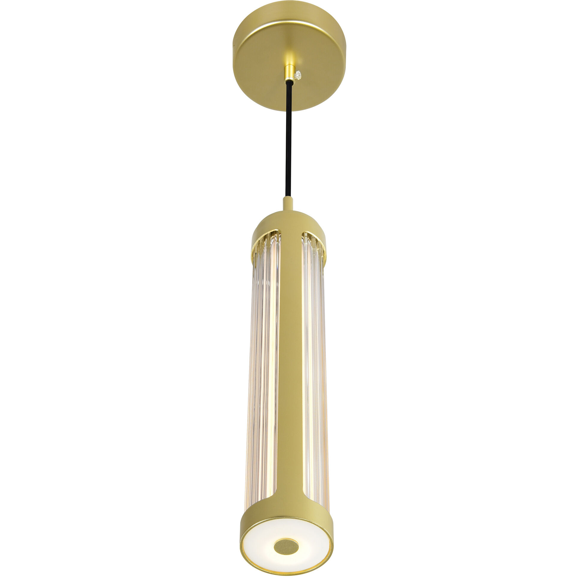 Neva LED 2.5 inch Satin Gold Mini Pendant Ceiling Light